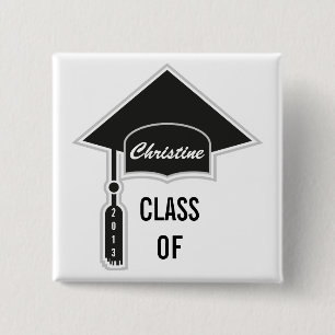 Vorlage für die Graduierungsklammern Button