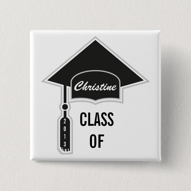 Vorlage für die Graduierungsklammern Button (Vorderseite)