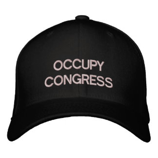 Vorlage für die Occupy Congress Cap Bestickte Kappe
