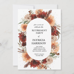 Vorlage für die Party Einladung im Ruhestand