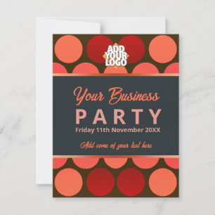 Vorlage für die Party Einladung von Business Offic