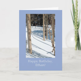 Vorlage für die personalisierte Snowy Aspens Gebur