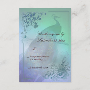 Vorlage für die Pfauendite-RSVP-Karte