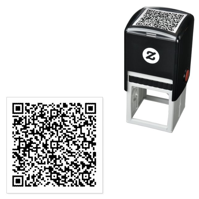 Vorlage für die QR-Briefmarke-Scan-Info zur Selbst Permastempel (Beispiel)
