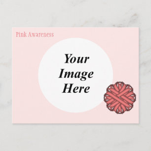 Vorlage für die rosa Blume von Multifunktionsleist Postkarte