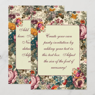 Vorlage für die Vintage Pastel Summer Floral