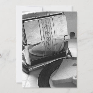 Vorlage für die Vintage Toaster-Einladung