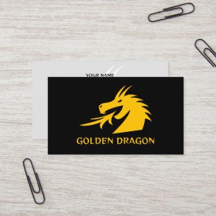 Vorlage für die Visitenkarte des Goldenen Drachen