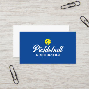 Vorlage für die Visitenkarte für Pickleball-Traine
