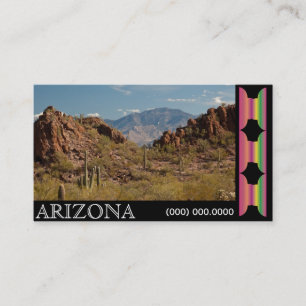 Vorlage für die Visitenkarte von Arizona