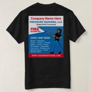 Vorlage für Druckwäsche und Reinigung T-Shirt
