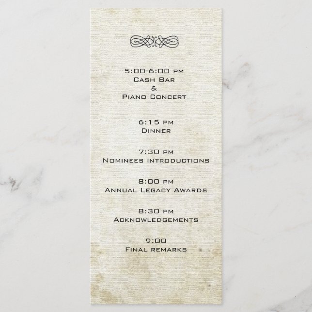 Vorlage für ein benutzerdefiniertes Ereignisprogra (Vorderseite)