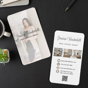 Vorlage für eine echte Anwesen Agent-Visitenkarte  Visitenkarte
