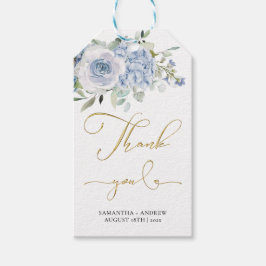 Vorlage für eine personalisierte Hydrangea-Hochzei Geschenkanhänger