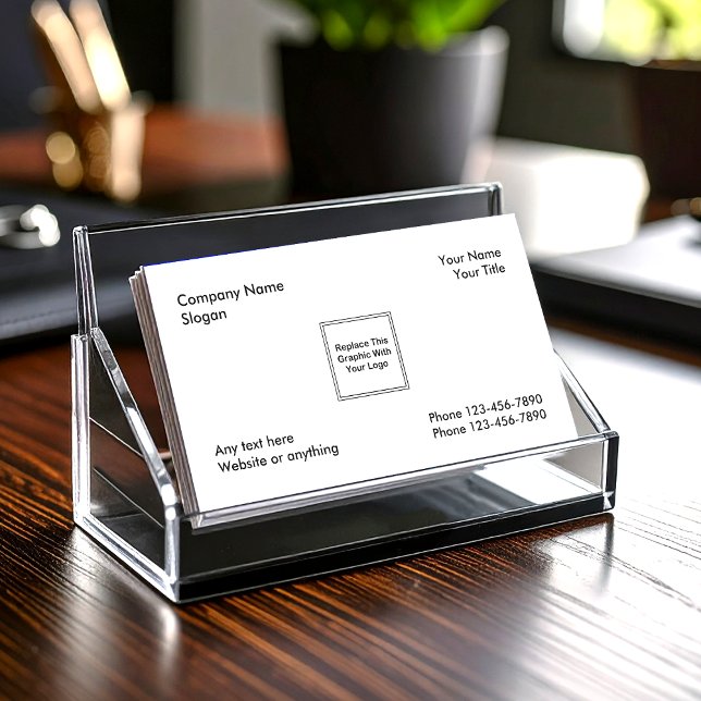 Vorlage für einfache Visitenkarten Visitenkarte (Von Creator hochgeladen)