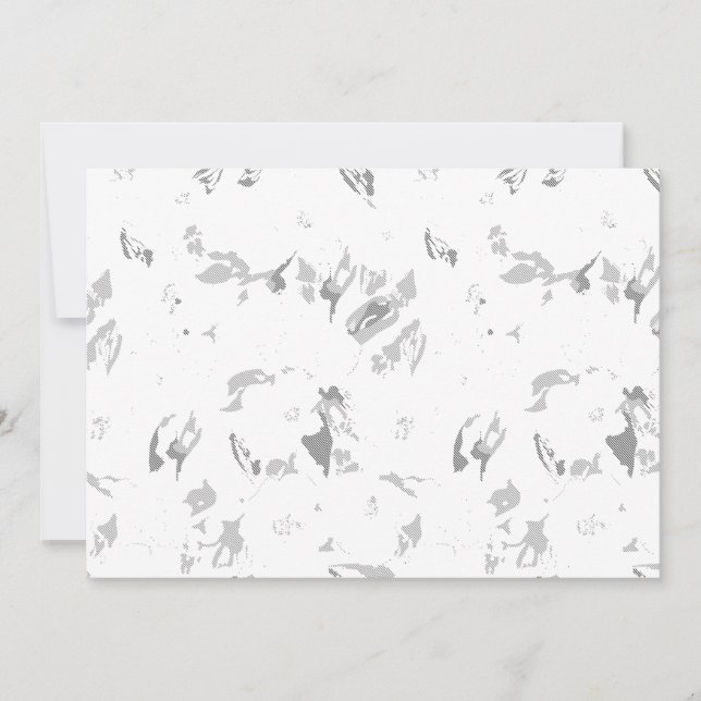 Vorlage für elegante Bridal-Dusche (Vorderseite)