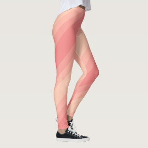 Vorlage für elegante Peach Color Stripes modern Leggings