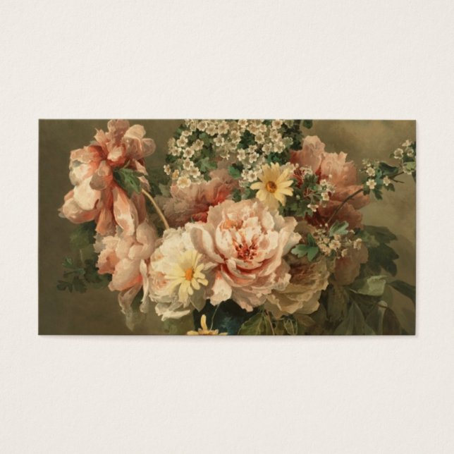 Vorlage für elegante Vintage Blumenmuster-Rose (Vorderseite)
