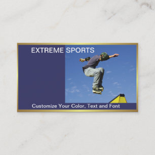 Vorlage für Extreme Sports Business Card Visitenkarte