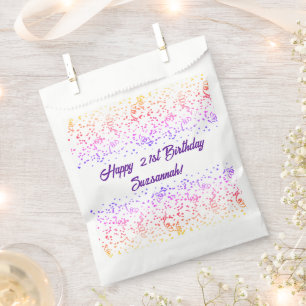 Vorlage für farbenfrohe Confetti-Besondere Anlass Geschenktütchen