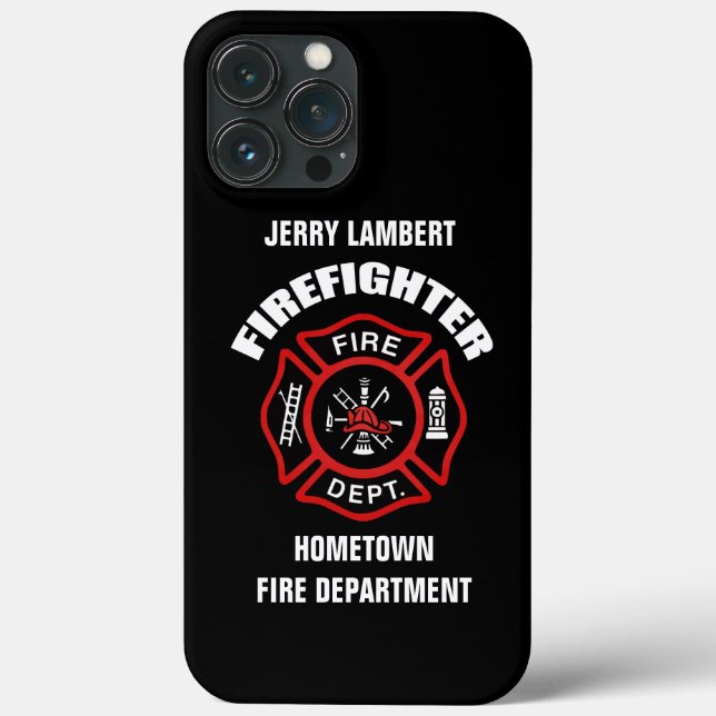 Vorlage für Firefighter-Namen Case-Mate iPhone Hülle (Rückseite)