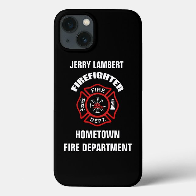 Vorlage für Firefighter-Namen Case-Mate iPhone Hülle (Rückseite)