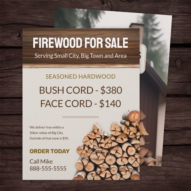 Vorlage für Firewood für den verkauften Business-F Flyer (Von Creator hochgeladen)