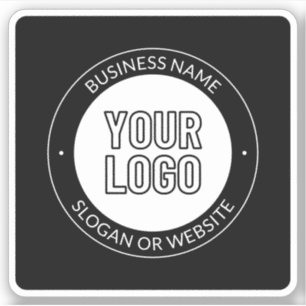 Vorlage für Firmenlogo oder Design und Bearbeitung Aufkleber