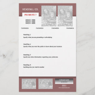 Vorlage für Flyer - Erstellen Sie Ihre eigenen 5.5