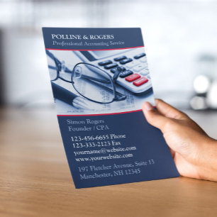 Vorlage für Flyer für professionelle Buchhaltungsd