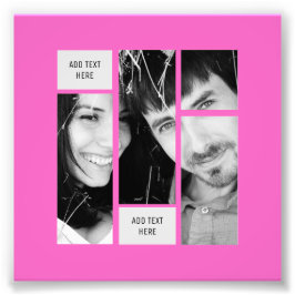 Vorlage für Foto PINK - Übertragung auf ein Gesche