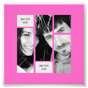 Vorlage für Foto PINK - Übertragung auf ein Gesche