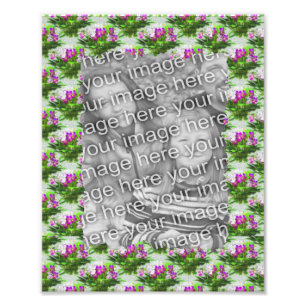 Vorlage für Foto-Violett-Blume Fotodruck