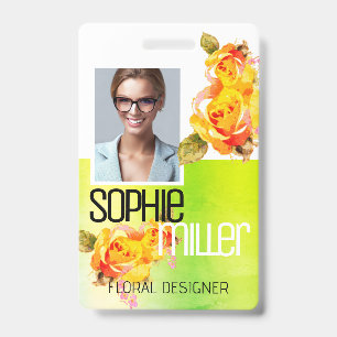 Vorlage für Foto Vorlagenart Rose für grüne Blume Ausweis