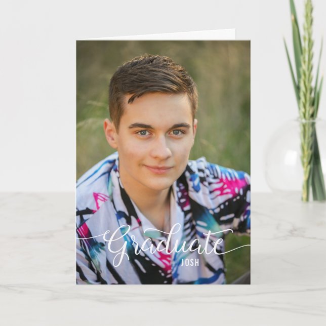 Vorlage für Fotografen | Abschluss-Karte (Vorderseite)
