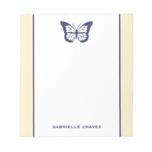 Vorlage für gelbe und Lila Notepad Notizblock