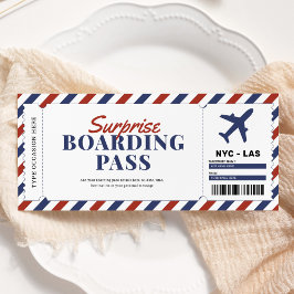 Vorlage für Geschenktickets für Überraschen Boardi