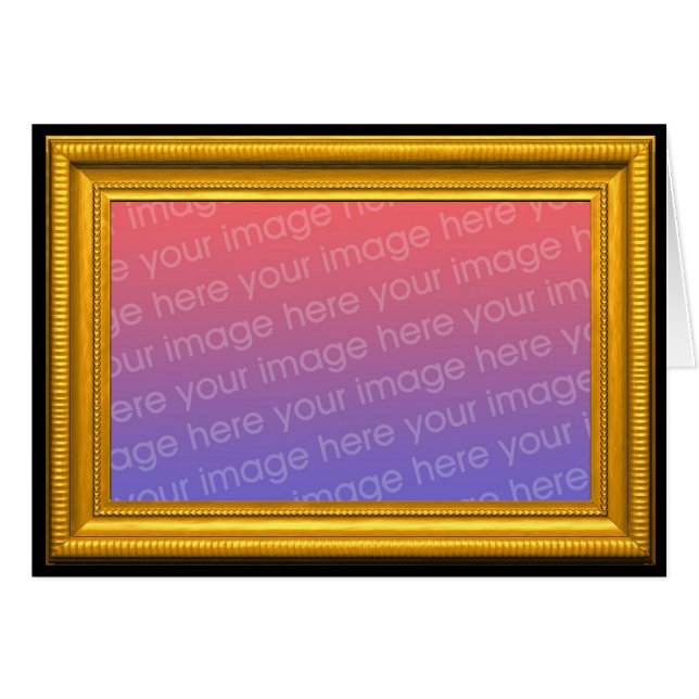 Vorlage für Gold Picture Frame (Vorderseite (Horizontal))