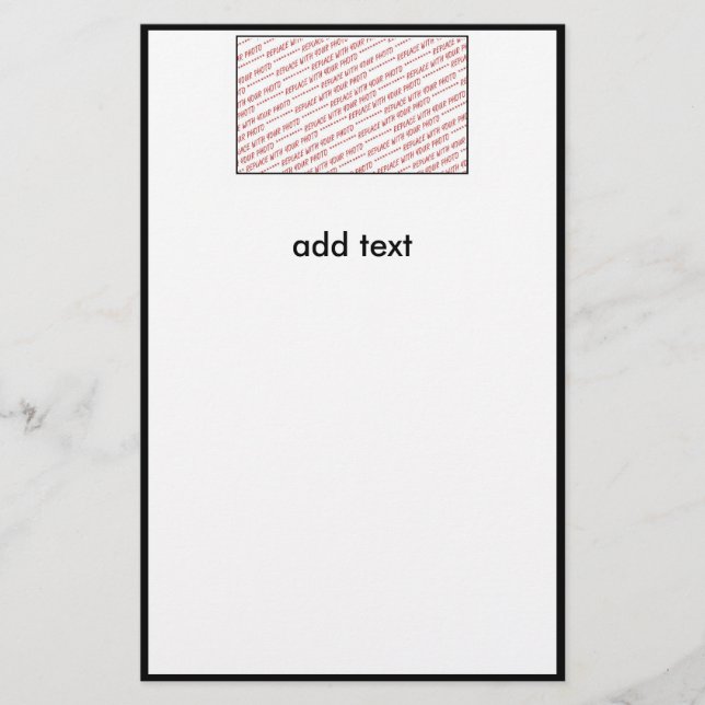 Vorlage für Group- oder Class-Foto Briefpapier (Vorderseite)