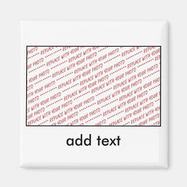 Vorlage für Group- oder Class-Foto Magnet (Vorne)