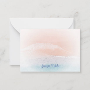 Vorlage für Handzettel für Seestrand und Monogramm