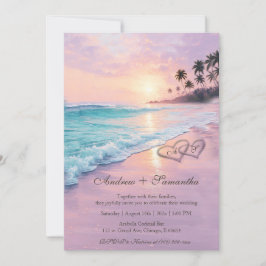 Vorlage für Hochzeiten am Strand