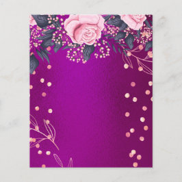 Vorlage für Hübsche Girl-Events oder Geschäftsproj Flyer