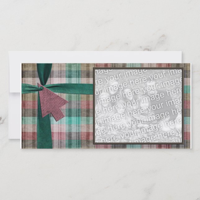 Vorlage für karierte Feiertage (Vorderseite)