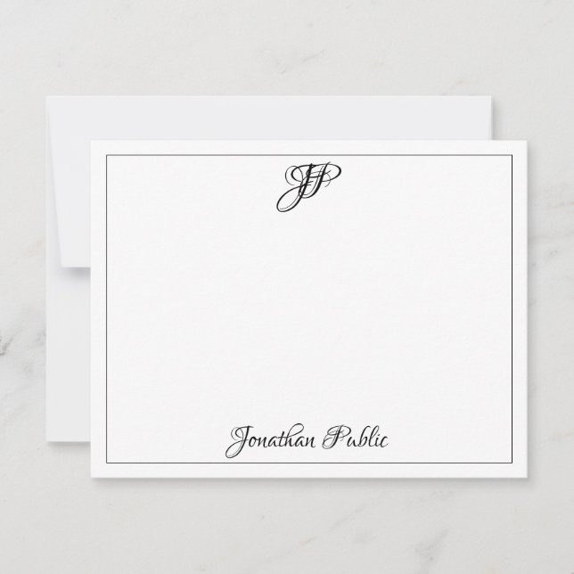 Vorlage für klassische Kalligrafie Text Monogram B (Vorderseite)