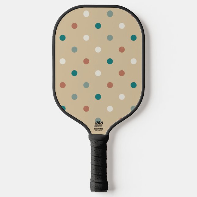 Vorlage für kleine Polka Dots Pickleball-Paddle Pickleball Schläger (Vorderseite)
