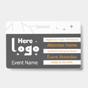 Vorlage für Konferenz-ID-Ausweis Ausweis