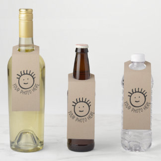 Vorlage für KRAFT BOTTLE HANGER-TAGER-TAGS für ben Flaschenanhänger