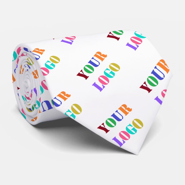 Vorlage für kundenspezifische Firmenlogos Krawatte (Gerollt)