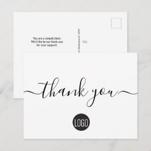 Vorlage für kundenspezifische Kundenbewertung Postkarte